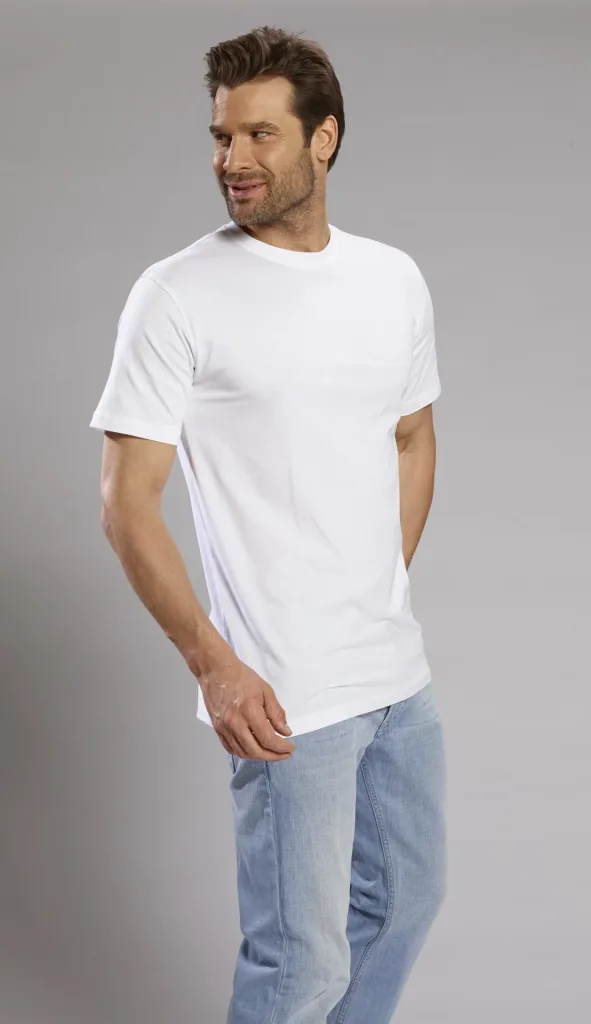 Big Size T-Shirt, white, size L