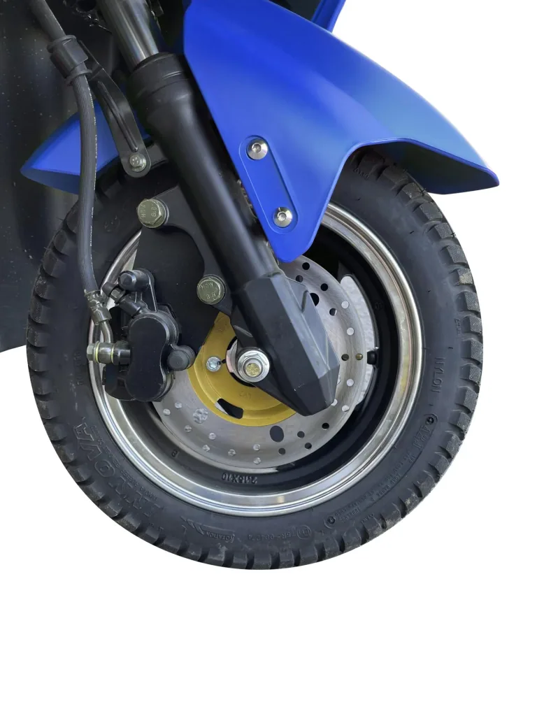 E-compact scooter "Lucca Trio" - 25 km/h - wind and weatherproof, blue