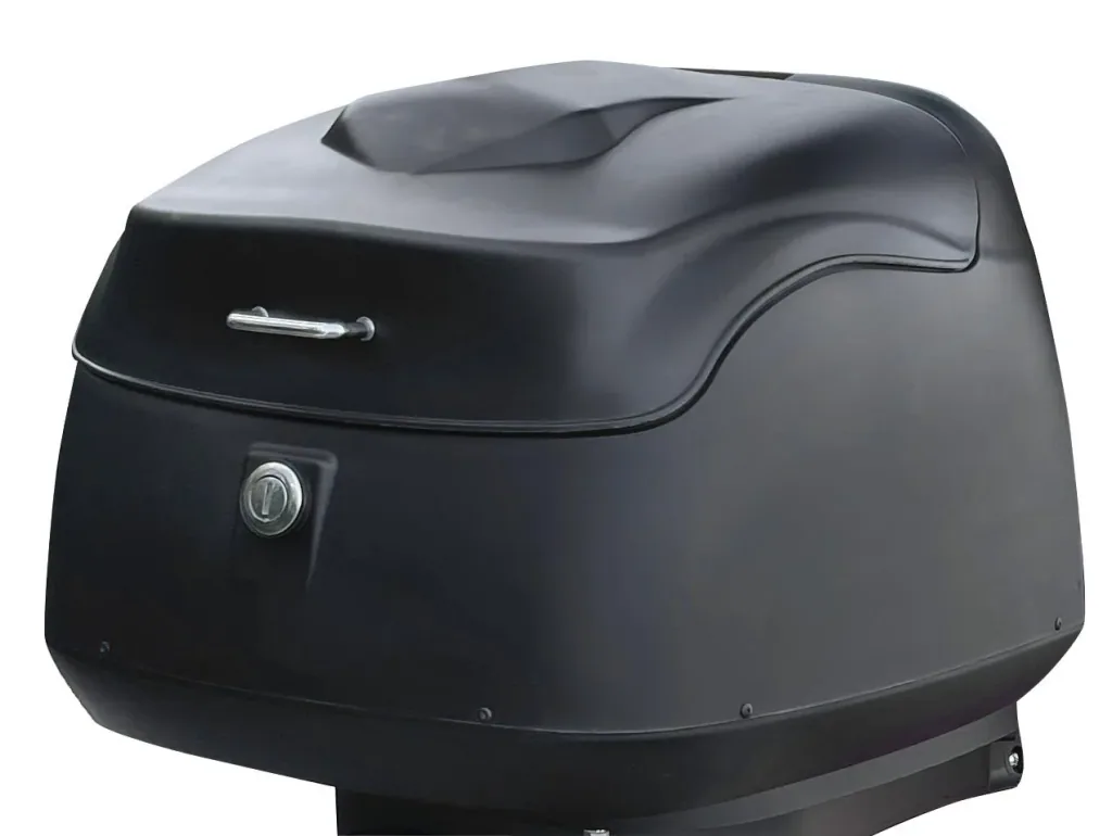 E-compact scooter "Lucca Trio" - 25 km/h - wind and weatherproof, blue