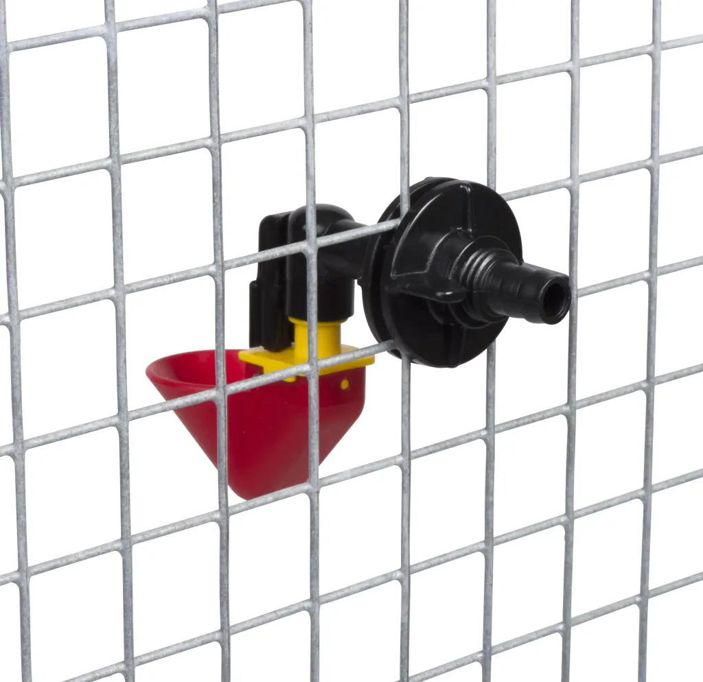 Poultry float drinker complete small, 12 x 8 x 4 cm