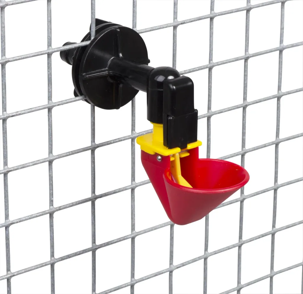 Poultry float drinker complete small, 12 x 8 x 4 cm