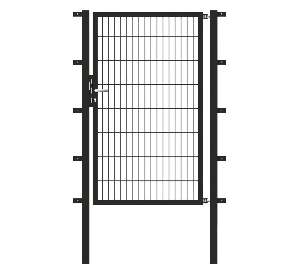 Single gate Flexo with accessories, anthracite/ width 100 cm, height 140 cm