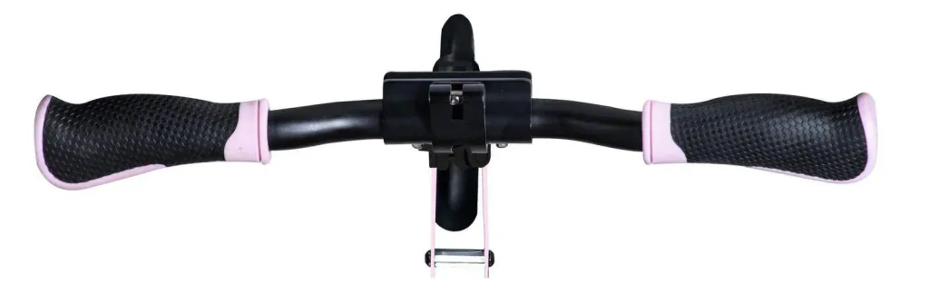 Aluminum scooter with folding mechanism, stand, 205 mm, ABEC 7, height adjustable, pastel pink