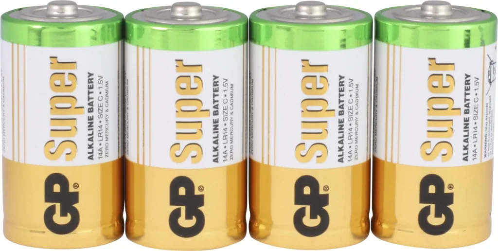SUPER Baby C Alkaline Batteries - 4 pieces