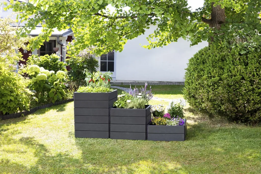 Raised bed system Stone "Ergo Quadro", size S