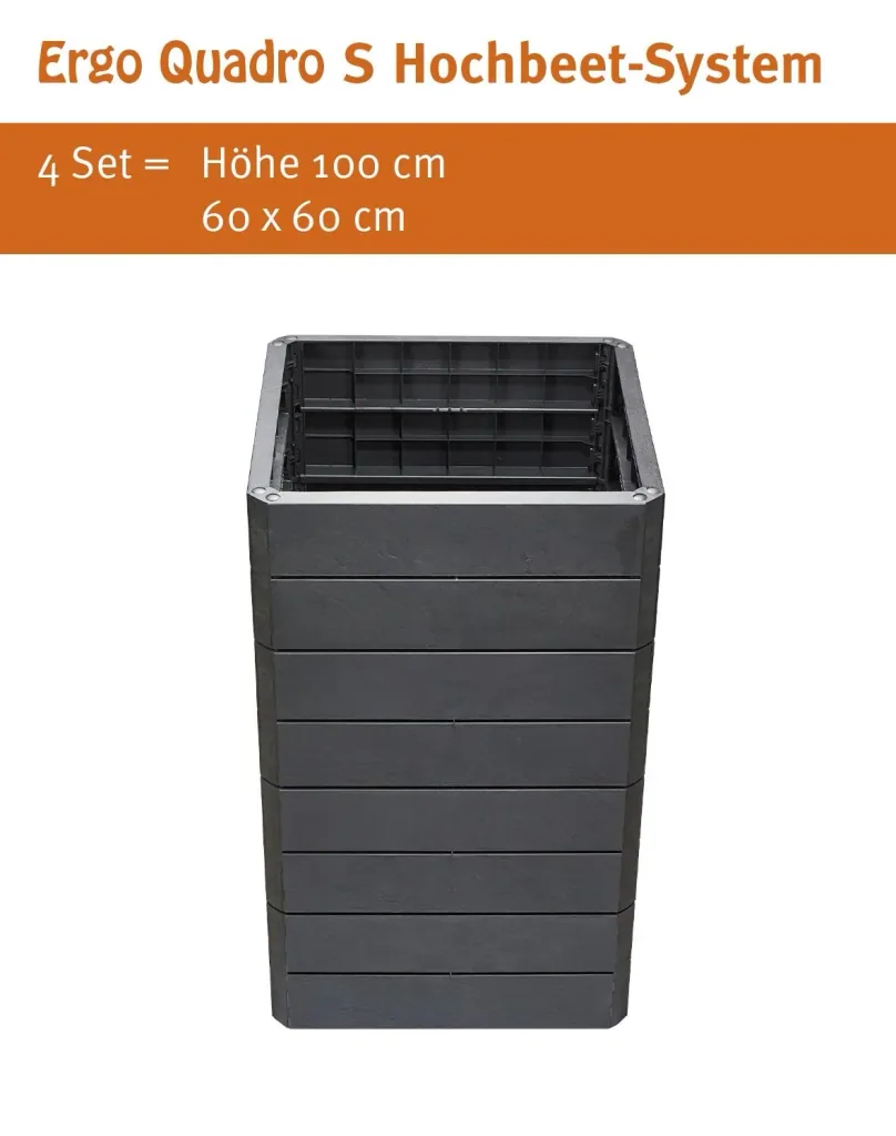 Raised bed system Stone "Ergo Quadro", size S