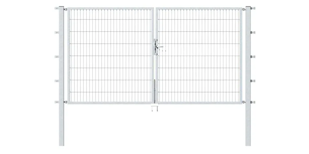 Double gate Flexo with accessories, hot-dip galvanized, width 200 cm, height 160 cm, PF: 60x0 cm