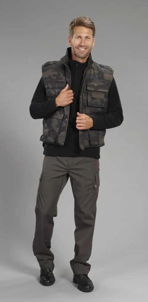 Ranger vest, color dark camo, size M