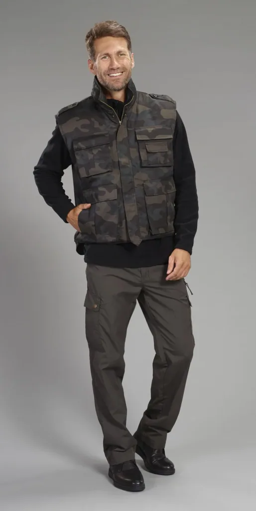 Ranger vest, color dark camo, size M