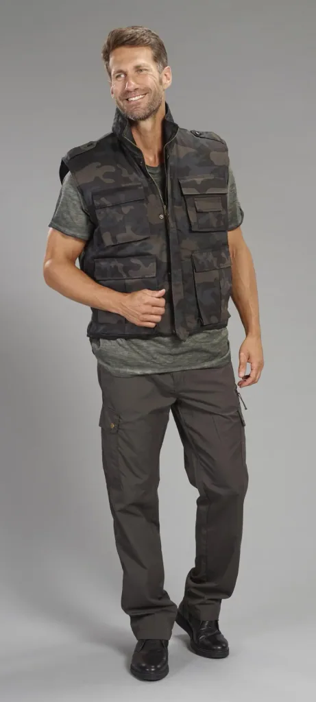 Ranger vest, color dark camo, size M