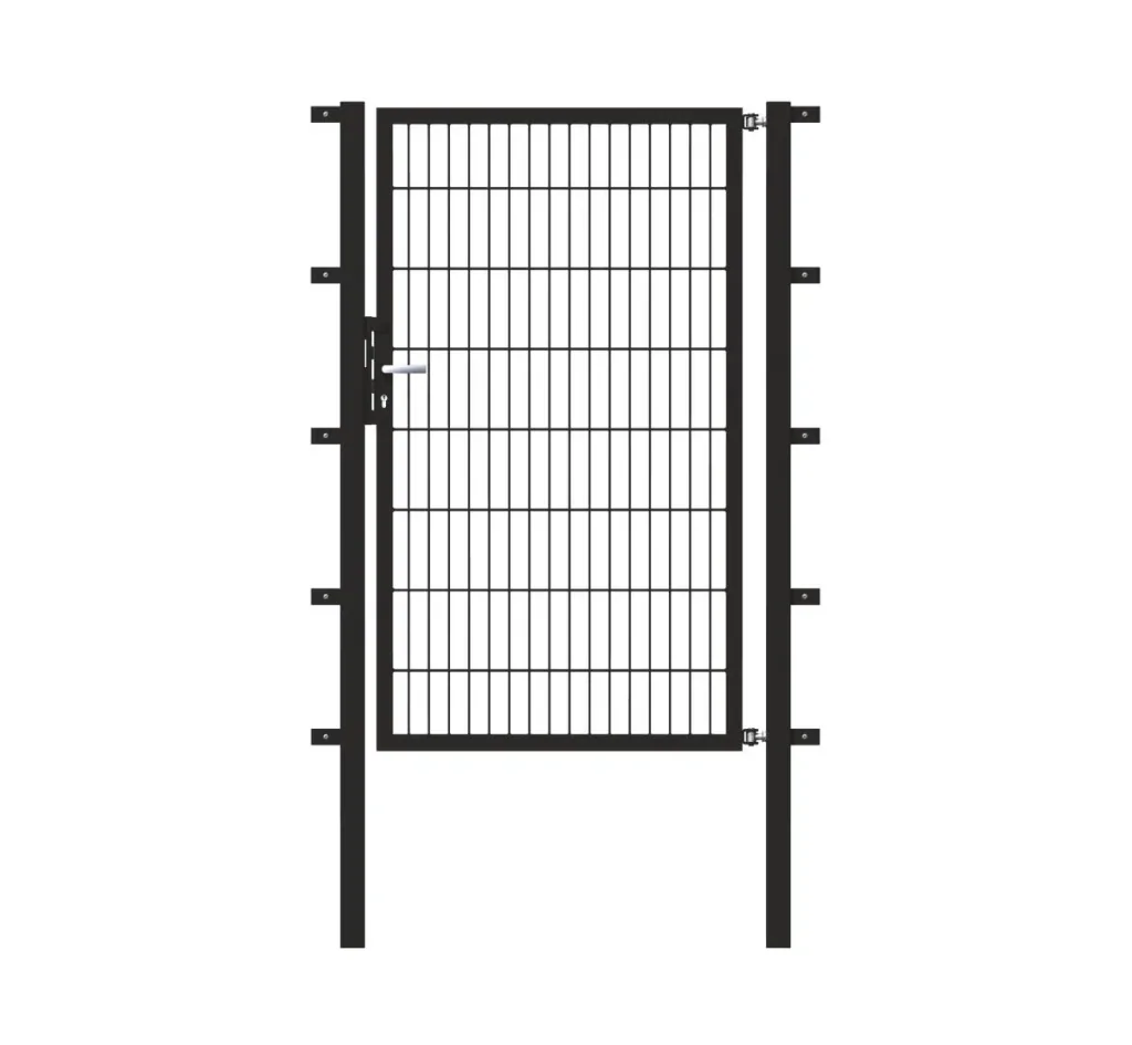 Single gate Flexo with accessories, anthracite/ width 150 cm, height 100 cm