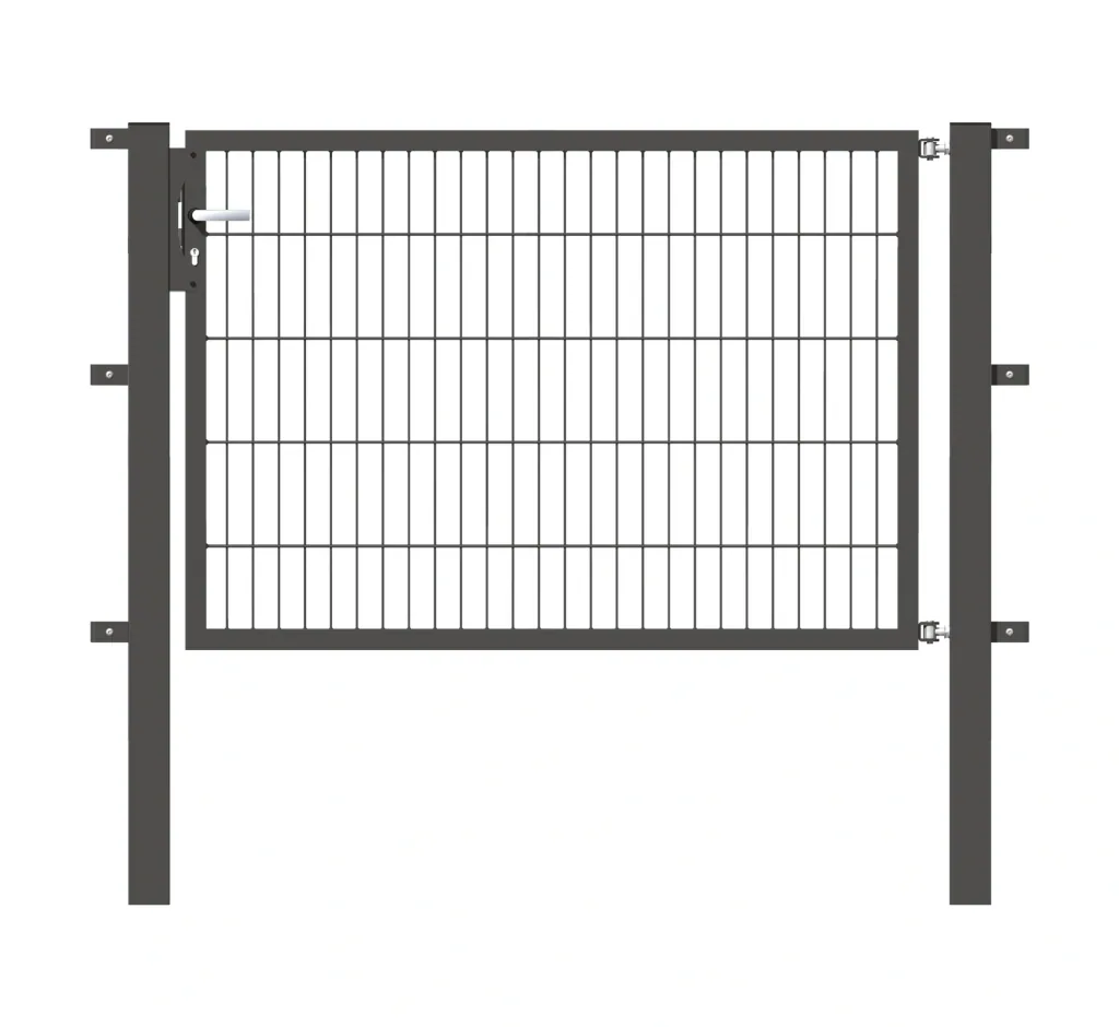Single gate Flexo with accessories, anthracite/ width 150 cm, height 100 cm