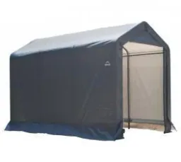 Foliekas voor gereedschap 5,4 m², grijs, 180×300 cm – versterkte achterwand, DuPont stalen frame, weerbestendig