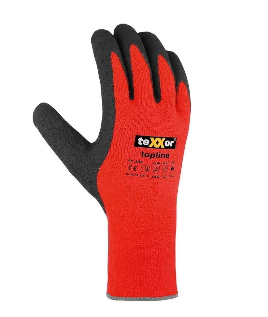 Winter gloves topline polyacrylic, 3 pairs, size 10