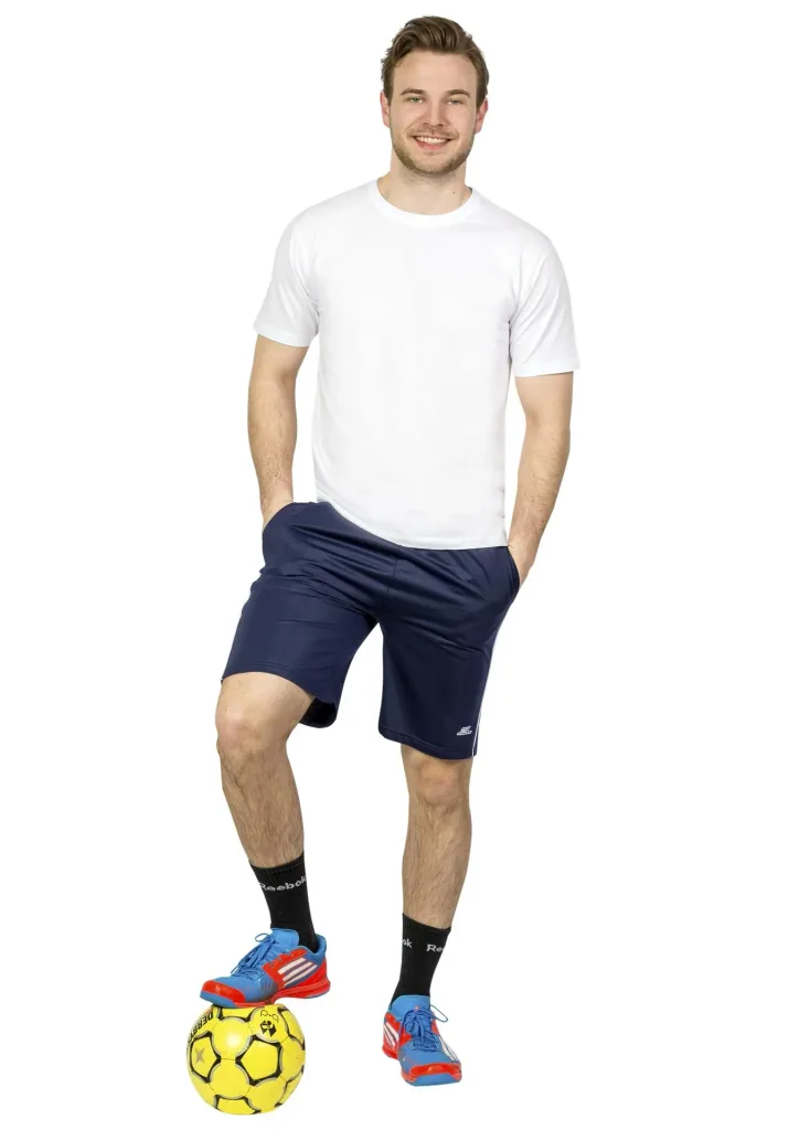 Leisure shorts with 2 side pockets, color black, size XL