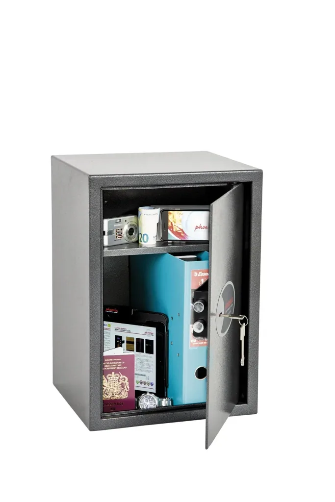 Vela Home & Office safe with key lock, external dimensions 500 x 350 x 310 mm