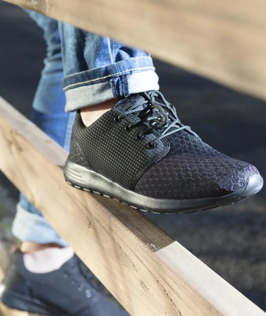 Lace-up shoe, feather-light, color anthracite, size 44