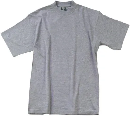 Big Size T-Shirt, silver grey size S