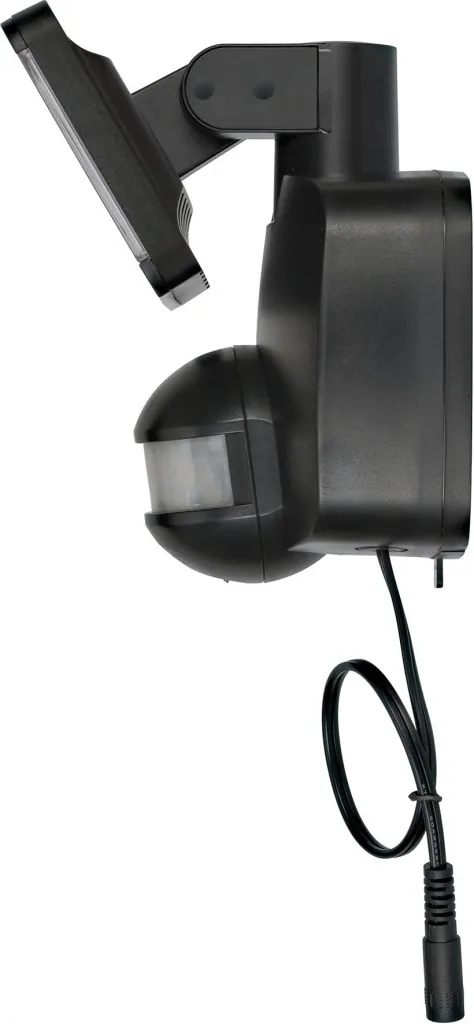 Solar LED spotlight "SOL 800 plus" with infrared motion detector - IP44 in black