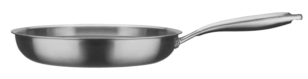 TriPly 20 cm stainless steel frying pan – scratch-resistant honeycomb structure! Non-stick!