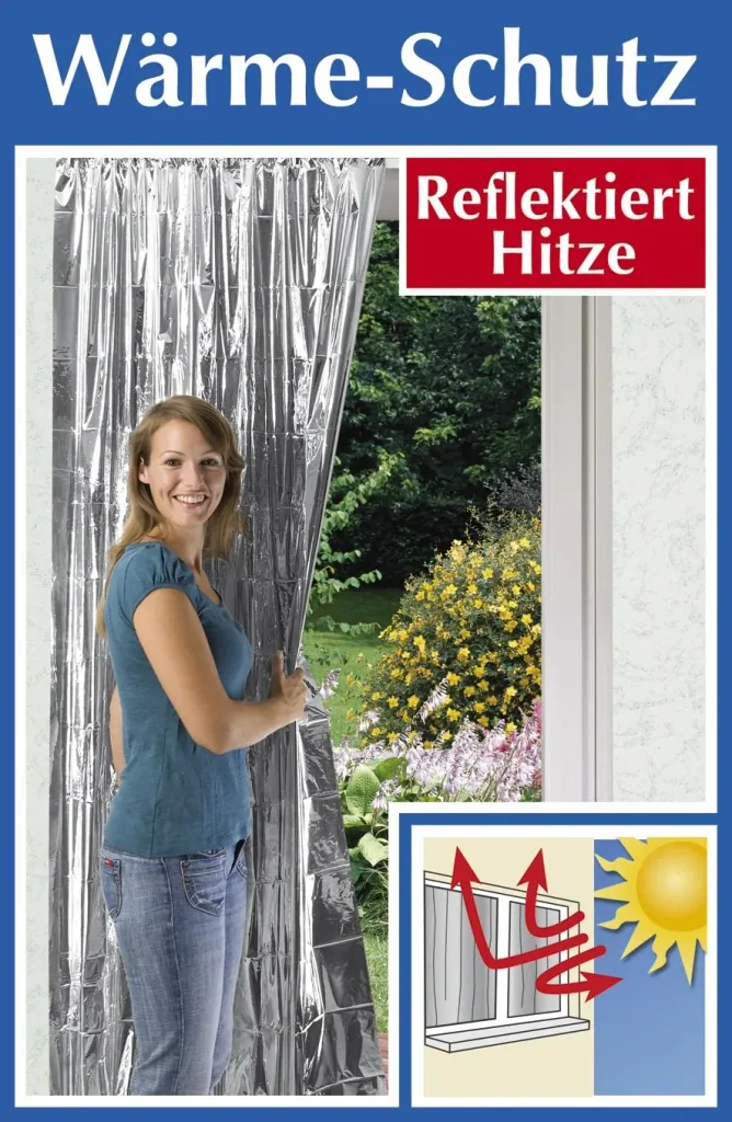 Aluminum curtain 90 x 220 cm