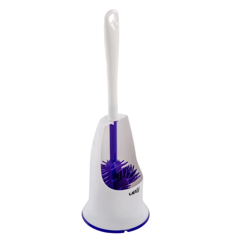 Silicone toilet brush, purple