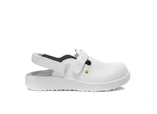 Safety clog MICHEL white ESD SB size 45