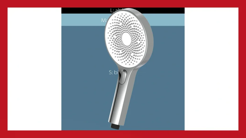 Hand shower "SAMOA RAIN", chrome/white