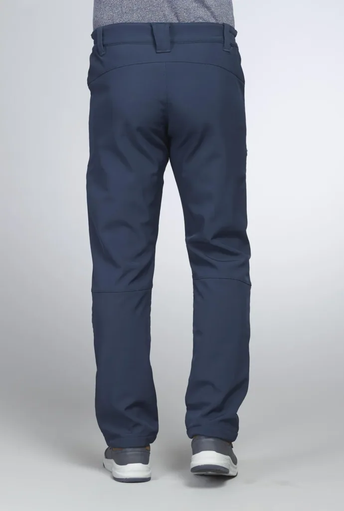 Outdoor trousers with lining, color navy, size 48