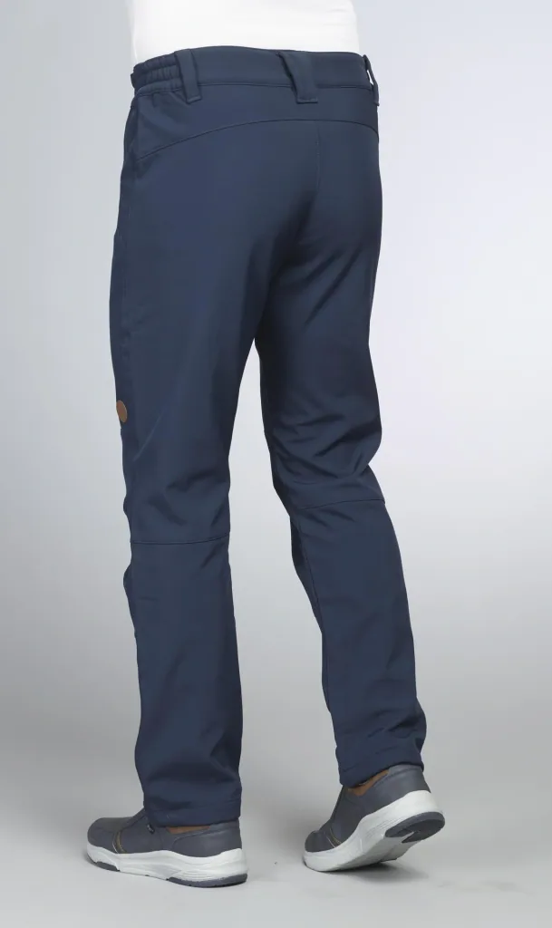 Outdoor trousers with lining, color navy, size 48