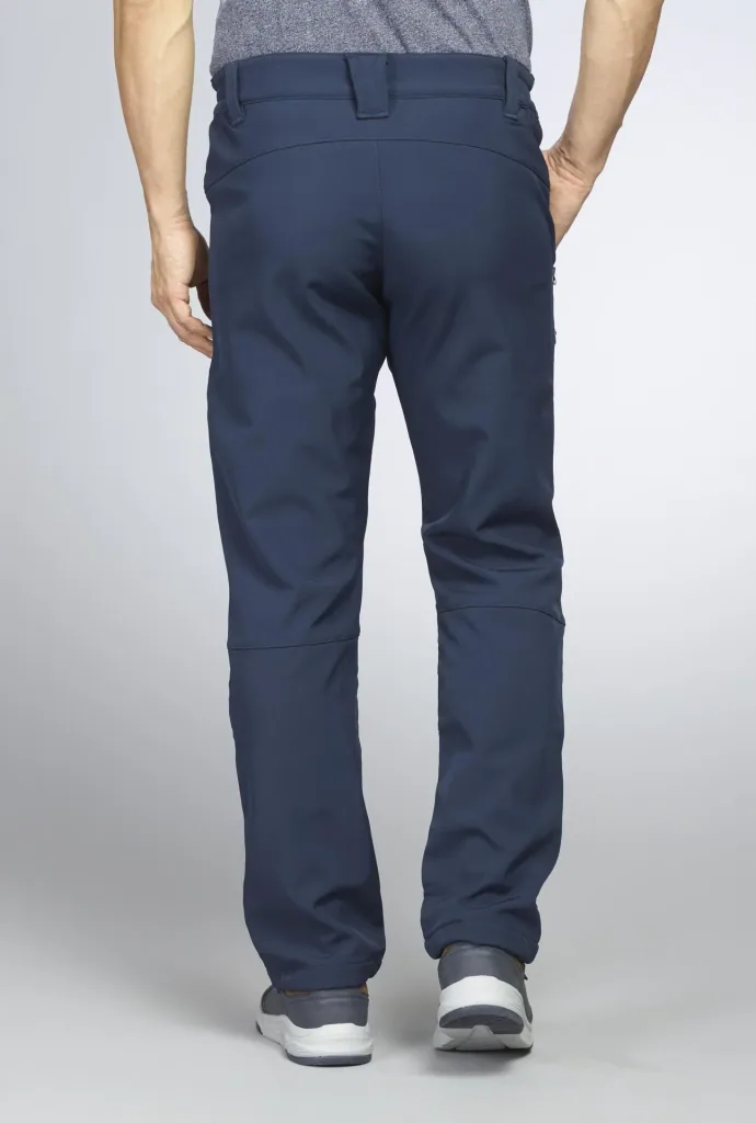 Outdoor trousers with lining, color navy, size 48