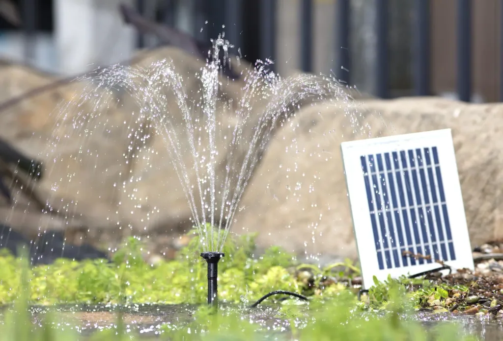 200 l/h solar pump with battery without light