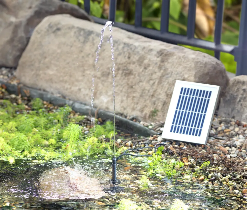 200 l/h solar pump with battery without light