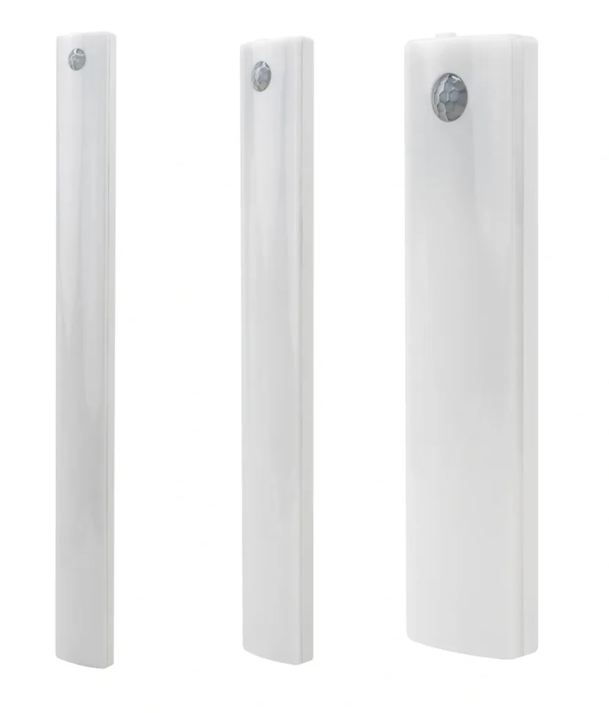 Light bar (L) with motion detector and battery, light range 11 m