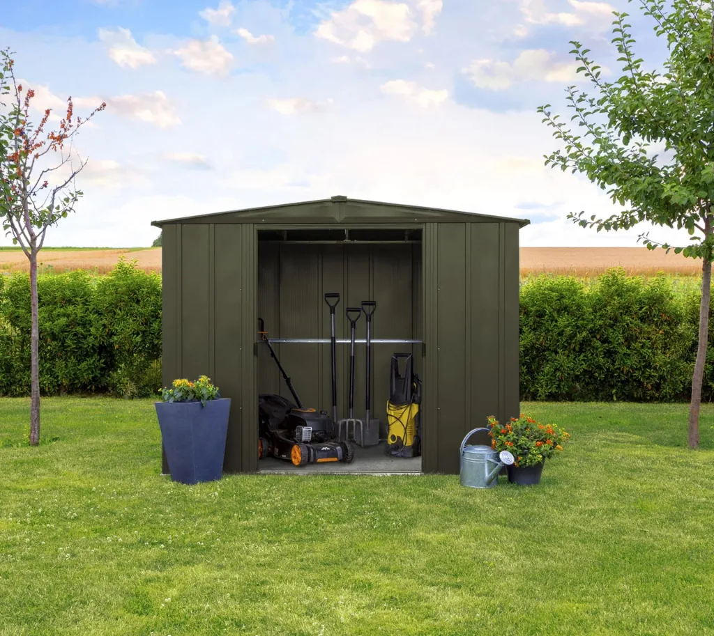 Tool shed metal tool shed 8x8 253x242x201 cm Onyx Black