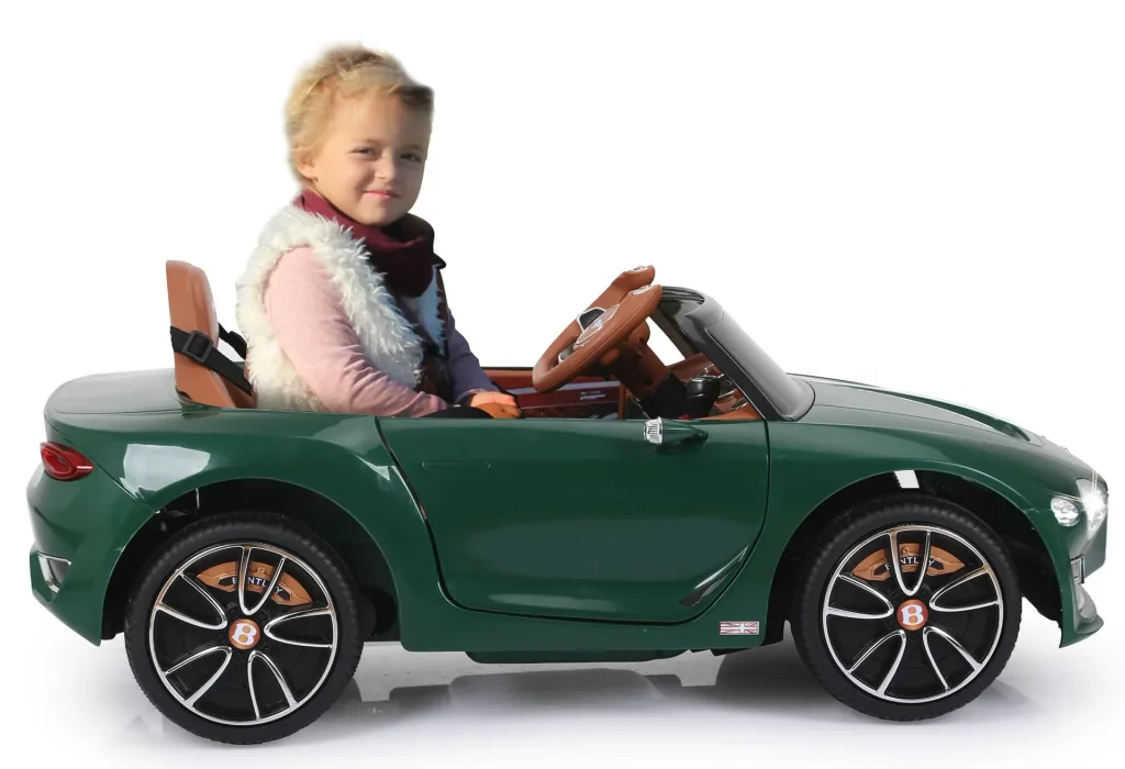 Ride-on Bentley EXP12 for children, 12 Volt, Green