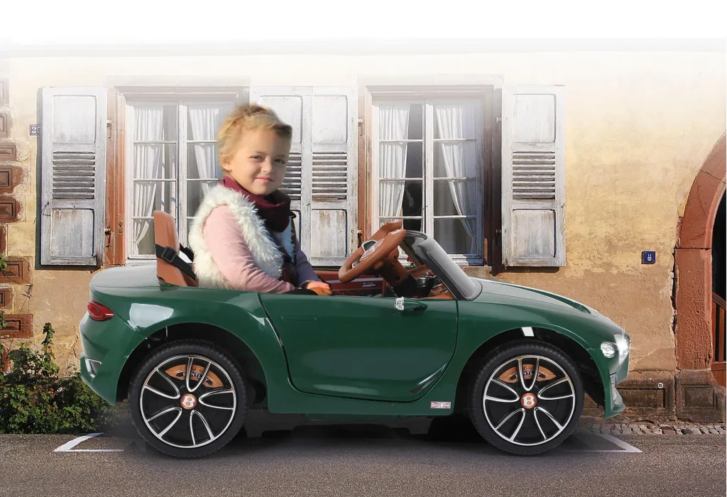 Ride-on Bentley EXP12 for children, 12 Volt, Green