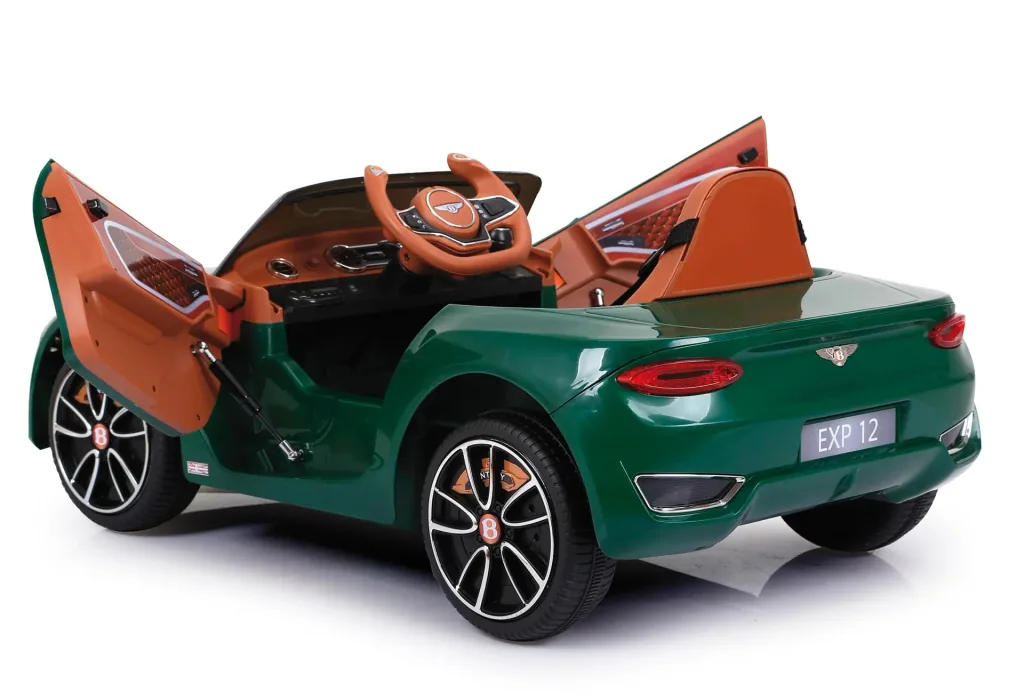 Ride-on Bentley EXP12 for children, 12 Volt, Green