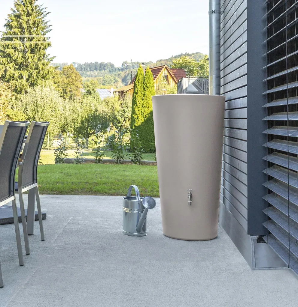 Rain storage tank "Rainbowl" 210 L taupe