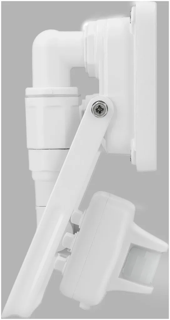 LED outdoor spotlight with motion detector white, 10 watts - 850 lumens
