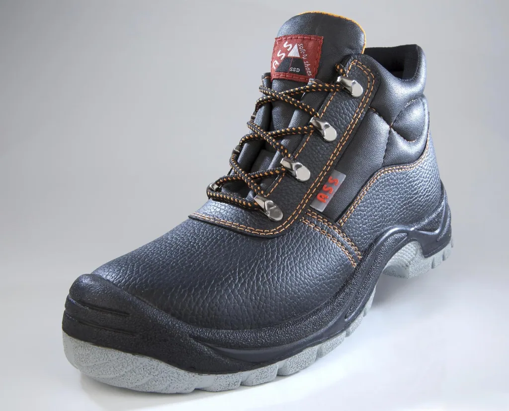 Safety shoe S3, color black/orange, size 39