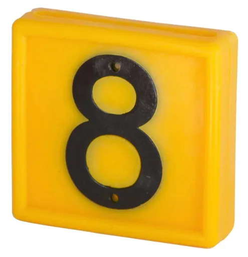 Number pad 8 for marking tapes