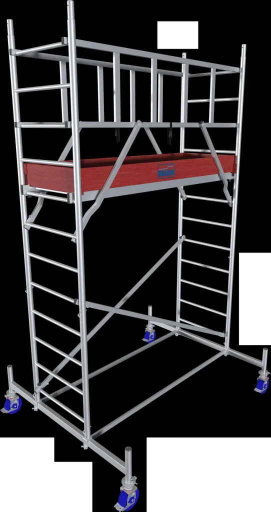 MONTO ProTec aluminum mobile scaffold, working height approx. 4.30 m