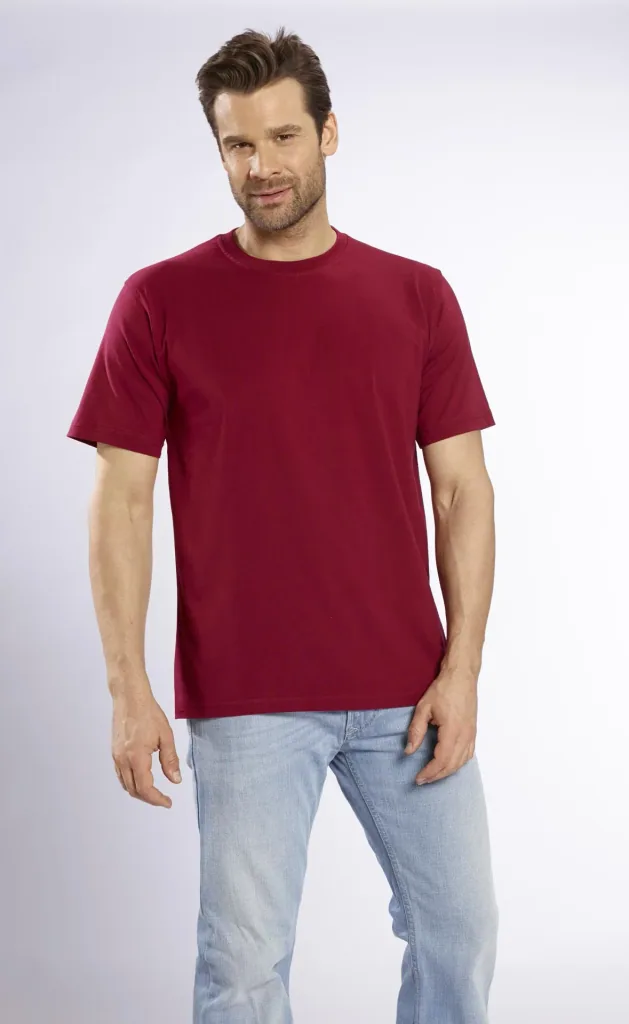 Big Size T-Shirt, rot, Gr.S