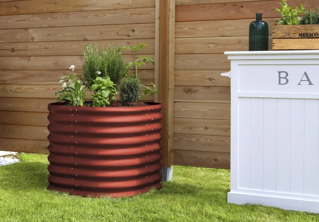 Raised bed 630 Terra Round ruby