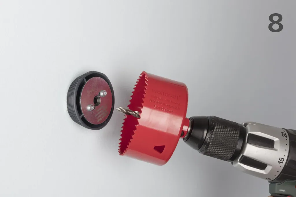 Drilling aid Ø 35 - 51 mm