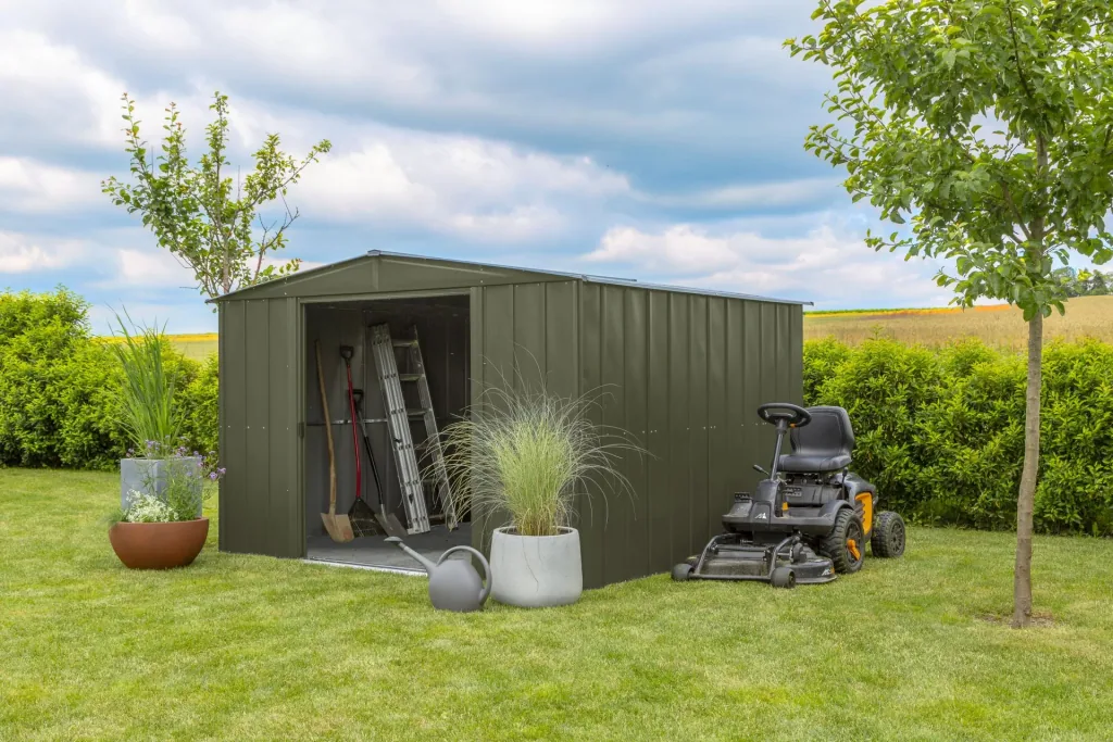 Tool shed metal tool shed 10x10 313x297x209 cm Onyx Black