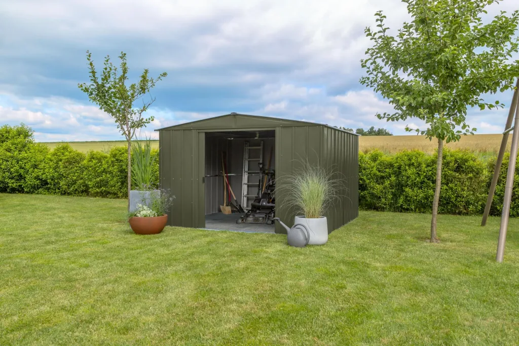 Tool shed metal tool shed 10x10 313x297x209 cm Onyx Black