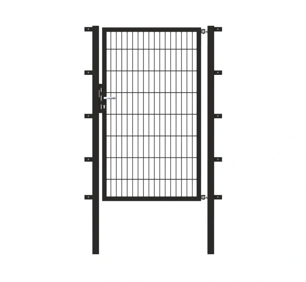 Single gate Flexo with accessories, anthracite/ width 150 cm, height 80 cm