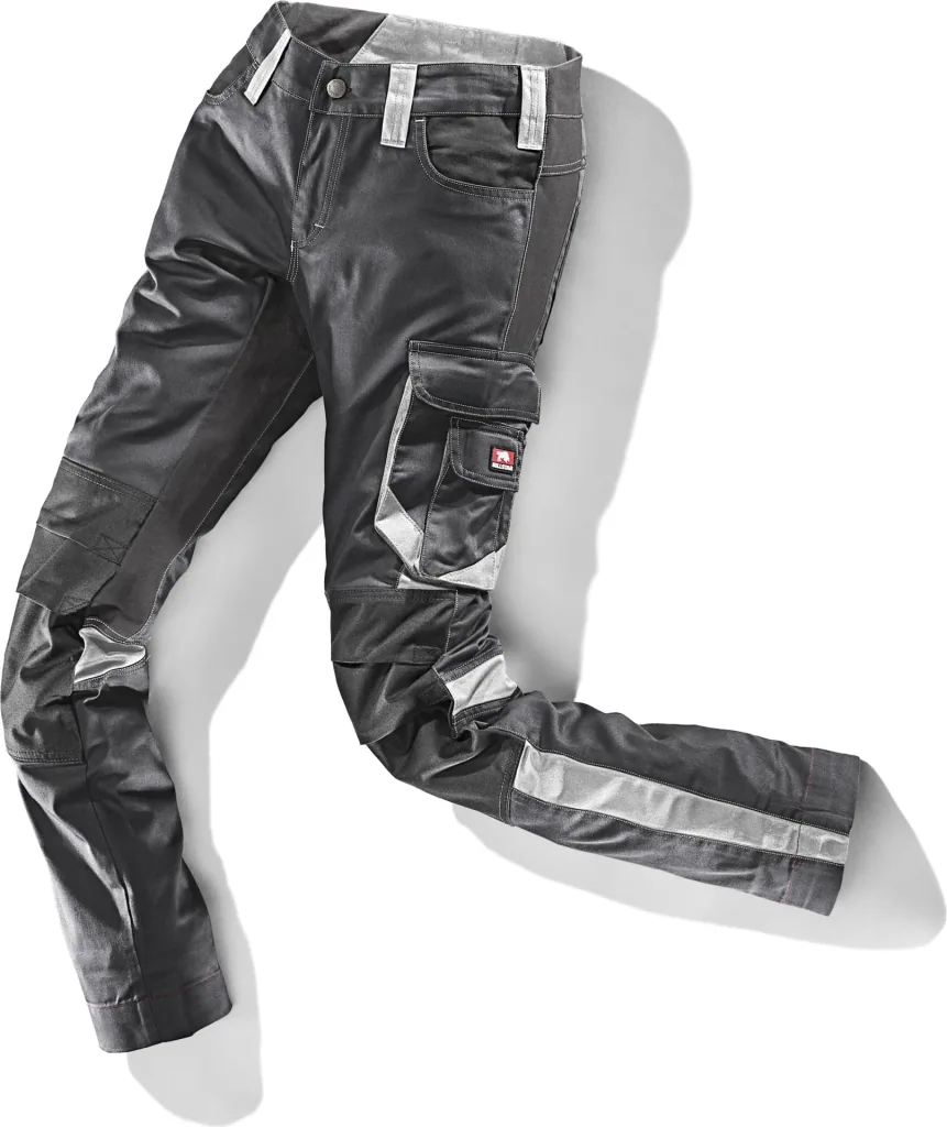 Women's trousers WORXTAR, black-grey, size 36